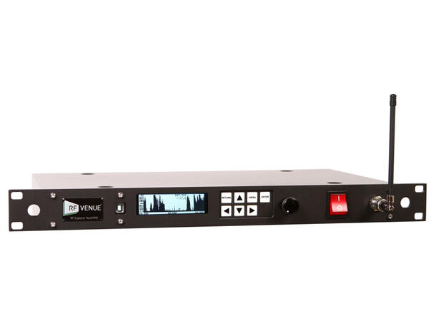 RF VENUE RACK PRO RF analysator 240-960MHz